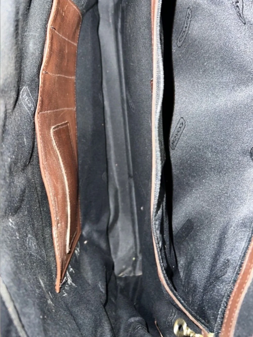 Coach Leather Briefcase Tote